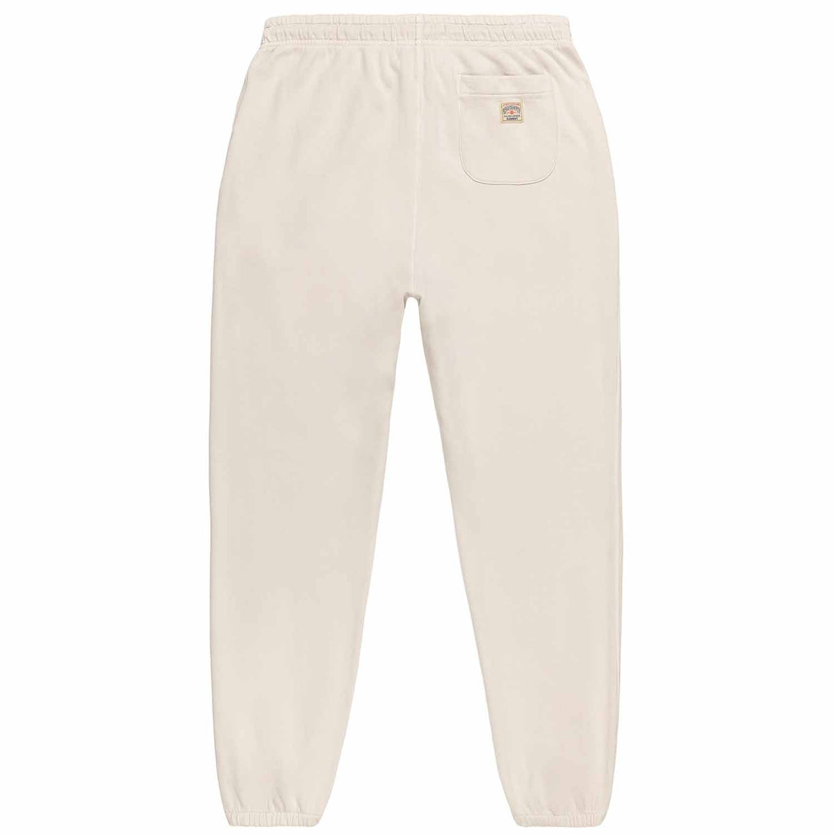 Polo Ralph Lauren x Element Sweatpants in cream with draw string and elastic in ankles. With back pocket on right side and small patch Polo Ralph Lauren x Element logo on pocket.