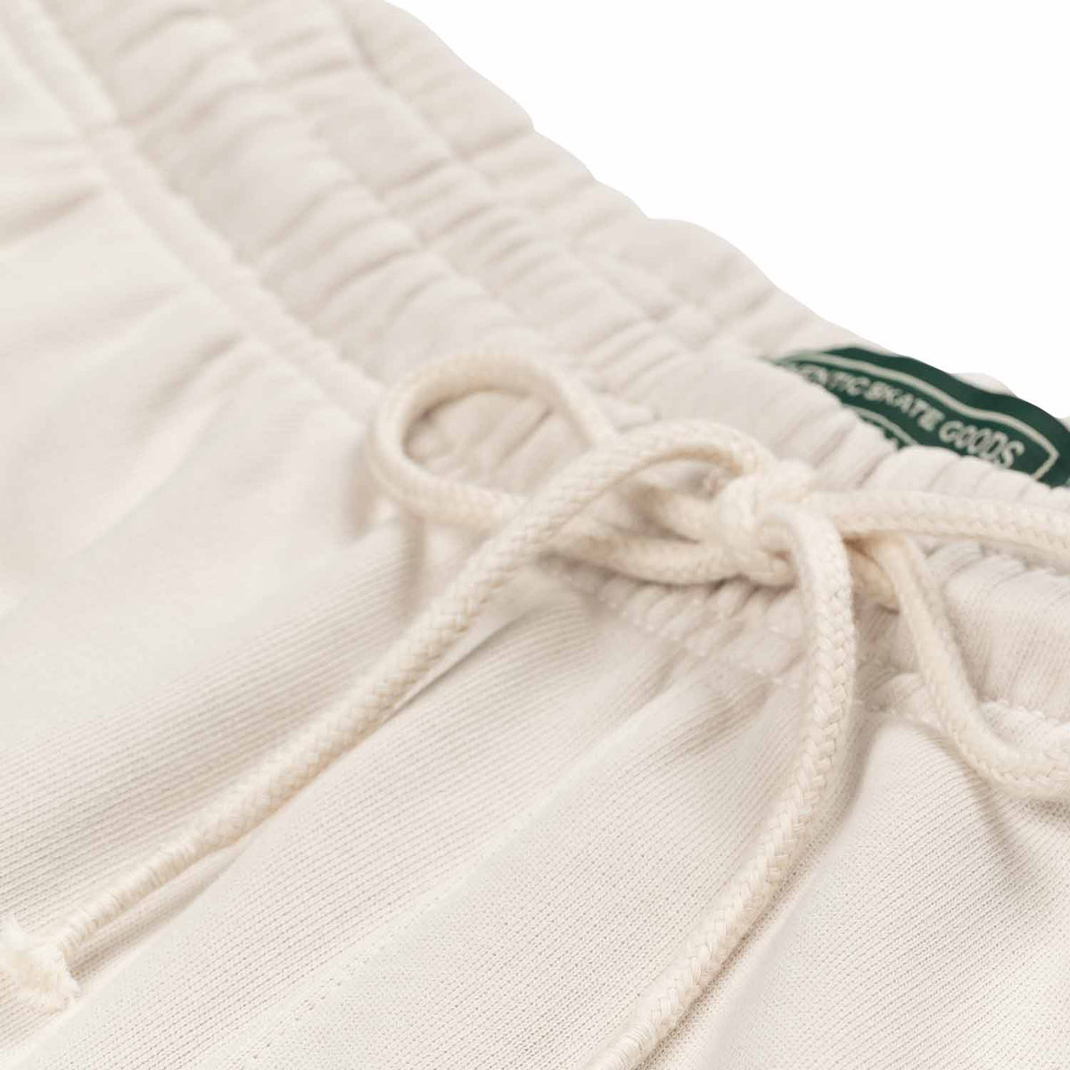 Polo Ralph Lauren x Element Sweatpants in cream with draw string at waist. Close up of draw string.