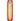 Bottom of skateboard with orange fade graphic, pinstriping, and There Skateboards Jess Bailey in weird font