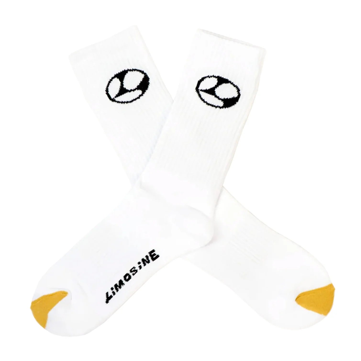 Limosine - Limo Gold Toe Socks - White
