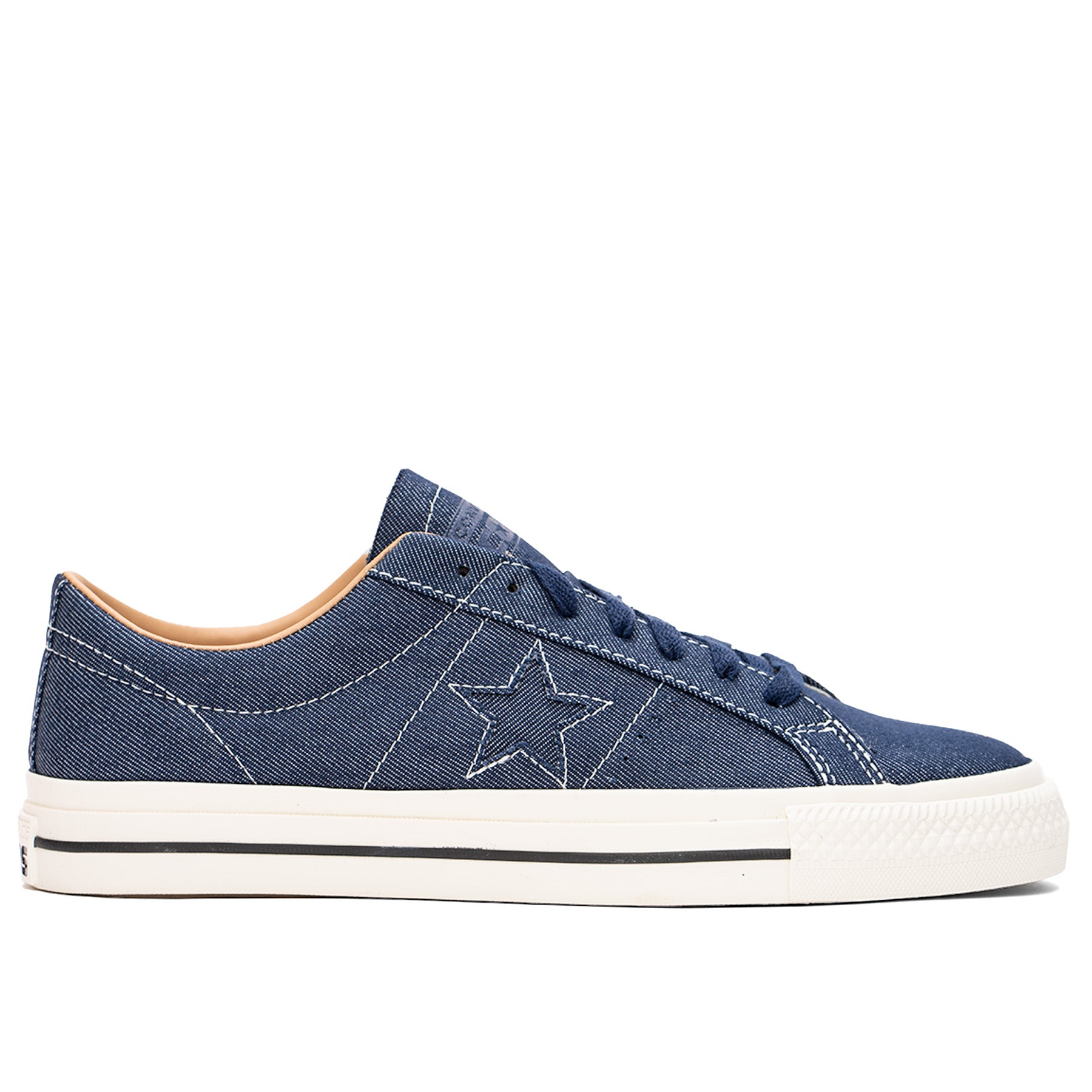Converse One Star Pro OX Midnight Navy Blue Gold