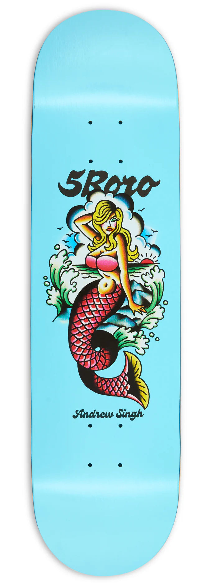 5Boro Skateboards Deck - Mermaid - Andrew Singh - 8.375