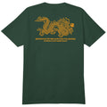 5Boro - Dragon Supply Tee - Forest Green/Gold Yellow