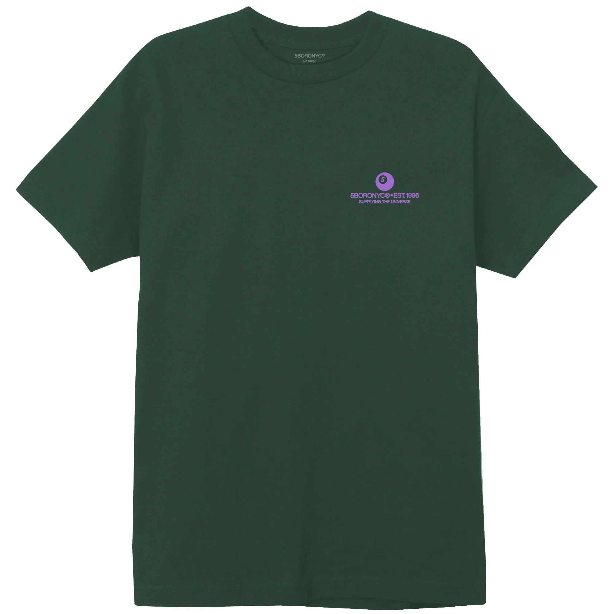 5Boro - Dragon Supply Tee - Forest Green/Lavender