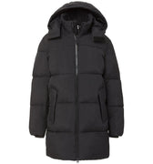 The Very Warm - Long Puffer Jacket - Black Polyfilled