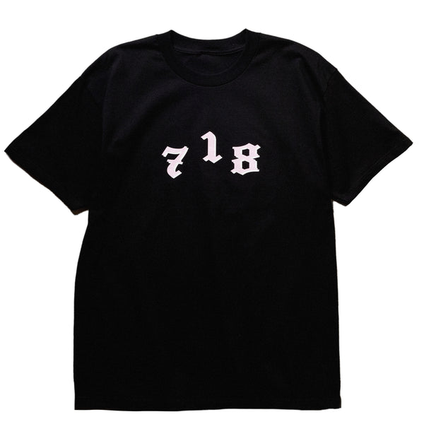 HUF 718 KCDC Tee – Black – KCDC Skateshop