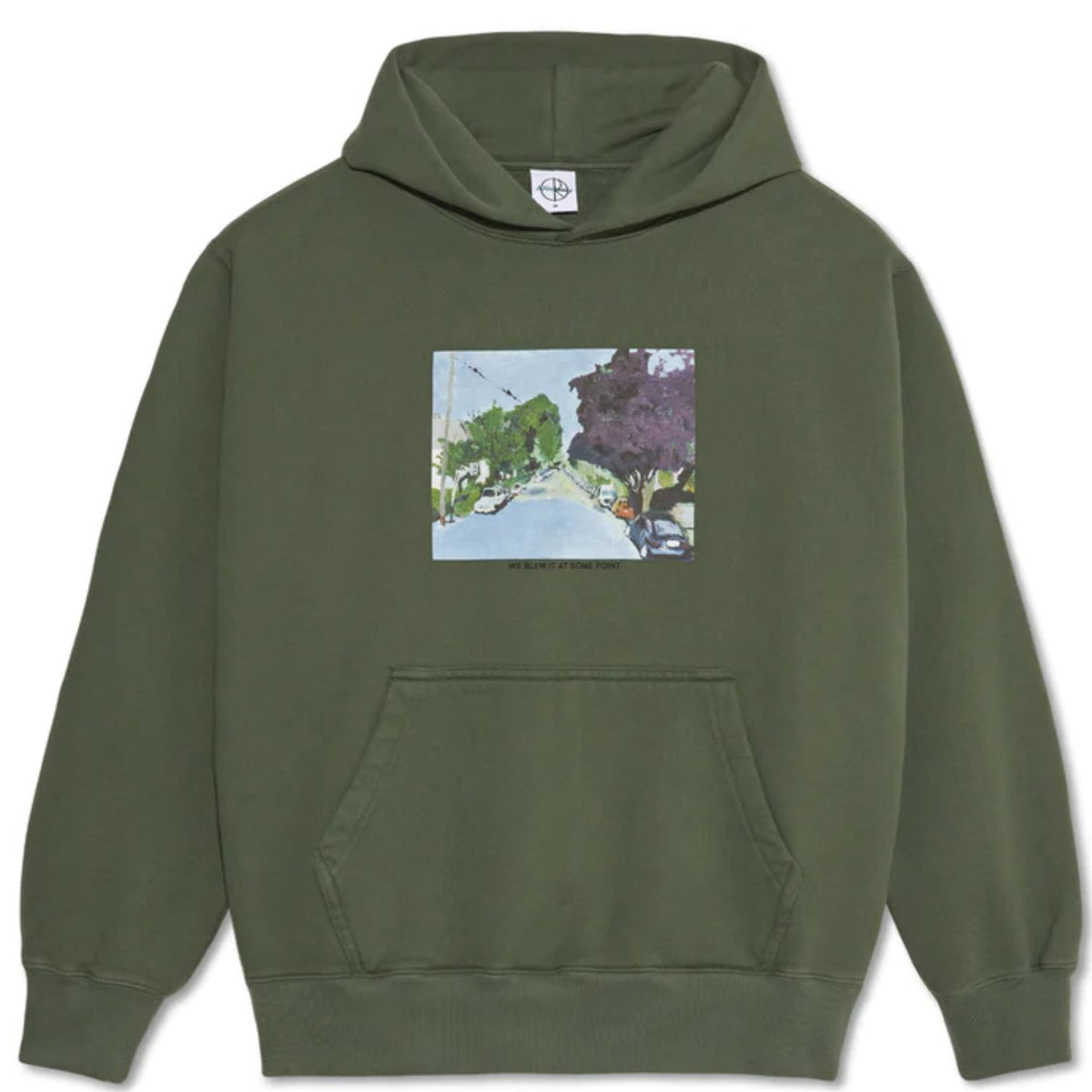 Polar - &#39;We Blew It At Some Point&#39; Ed Hoodie - Grey Green