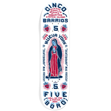 5Boro - Cinco Barrios Deck - White - 8