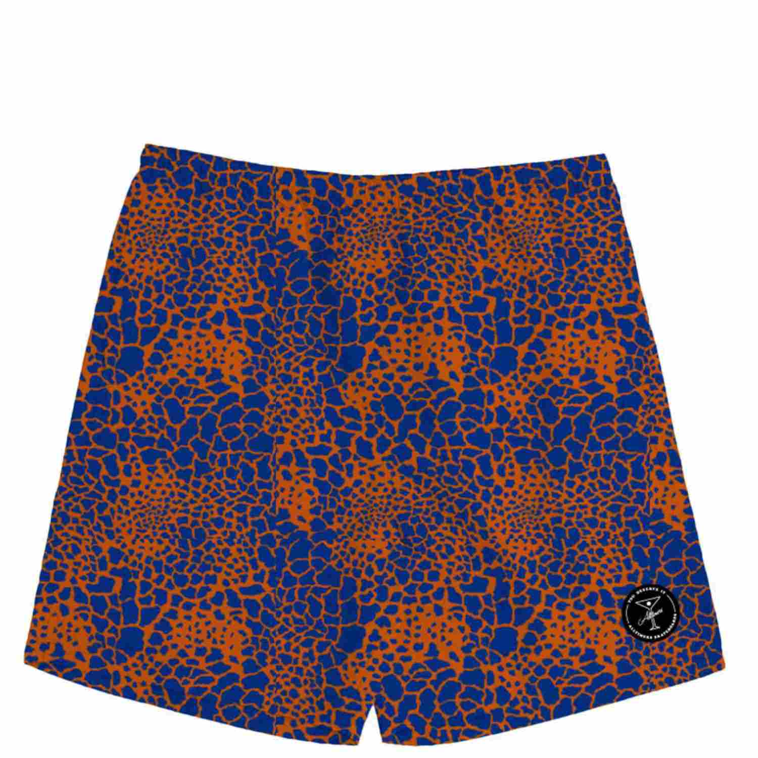 Alltimers Raffe Camo Swim Shorts - Orange