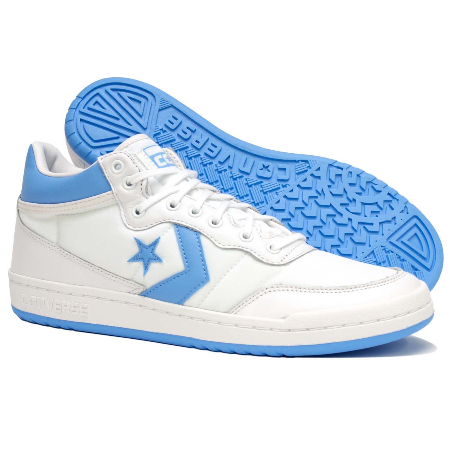 Converse Fastbreak Pro Mid White/Light Blue