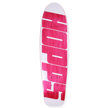 Hopps Skateboarding Deck - Bighopps Knockout Cruiser - White - 8.0