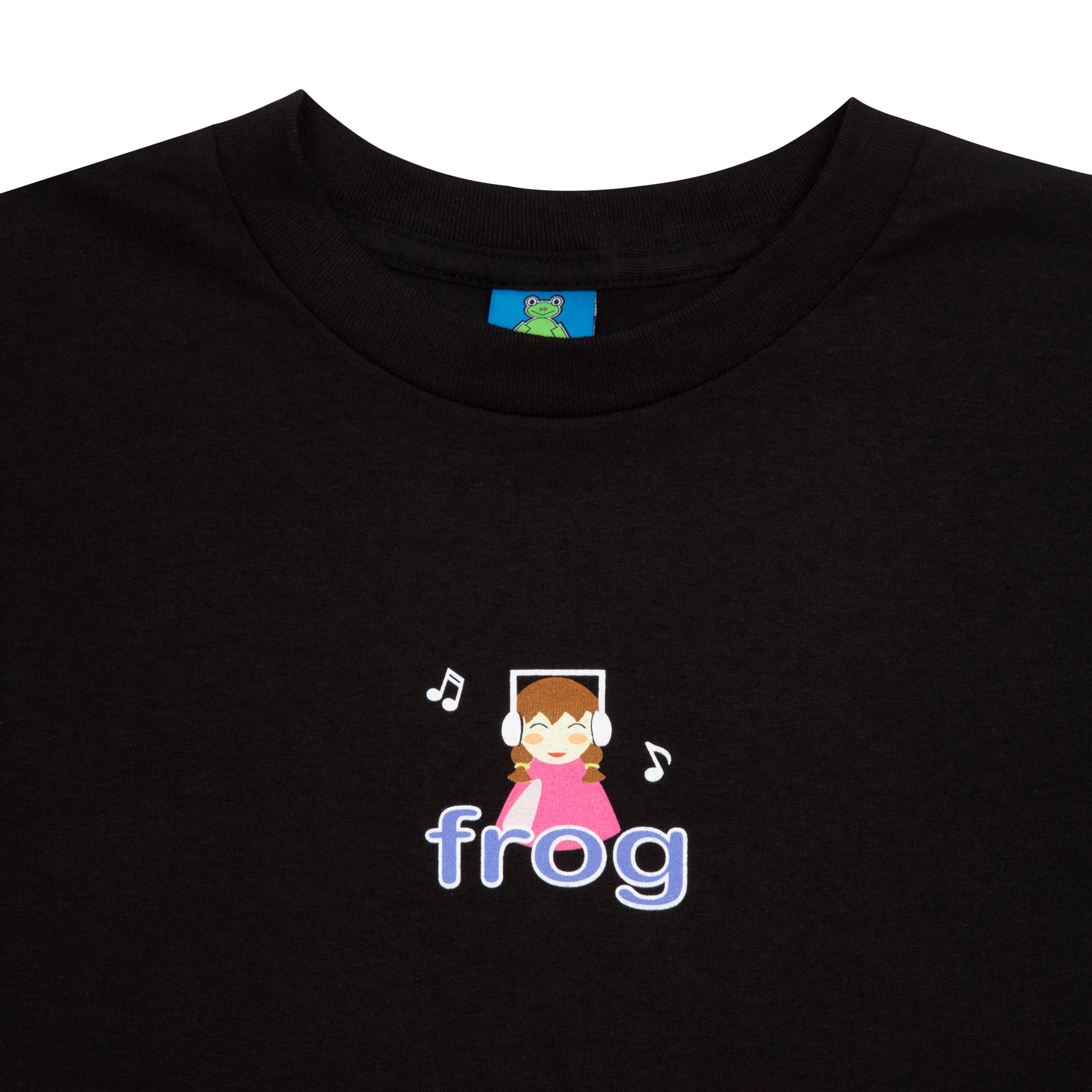 Frog - I'm Not Listening Tee - Black