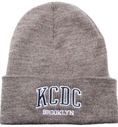 KCDC Varsity Cuff Beanie - Brown Heather