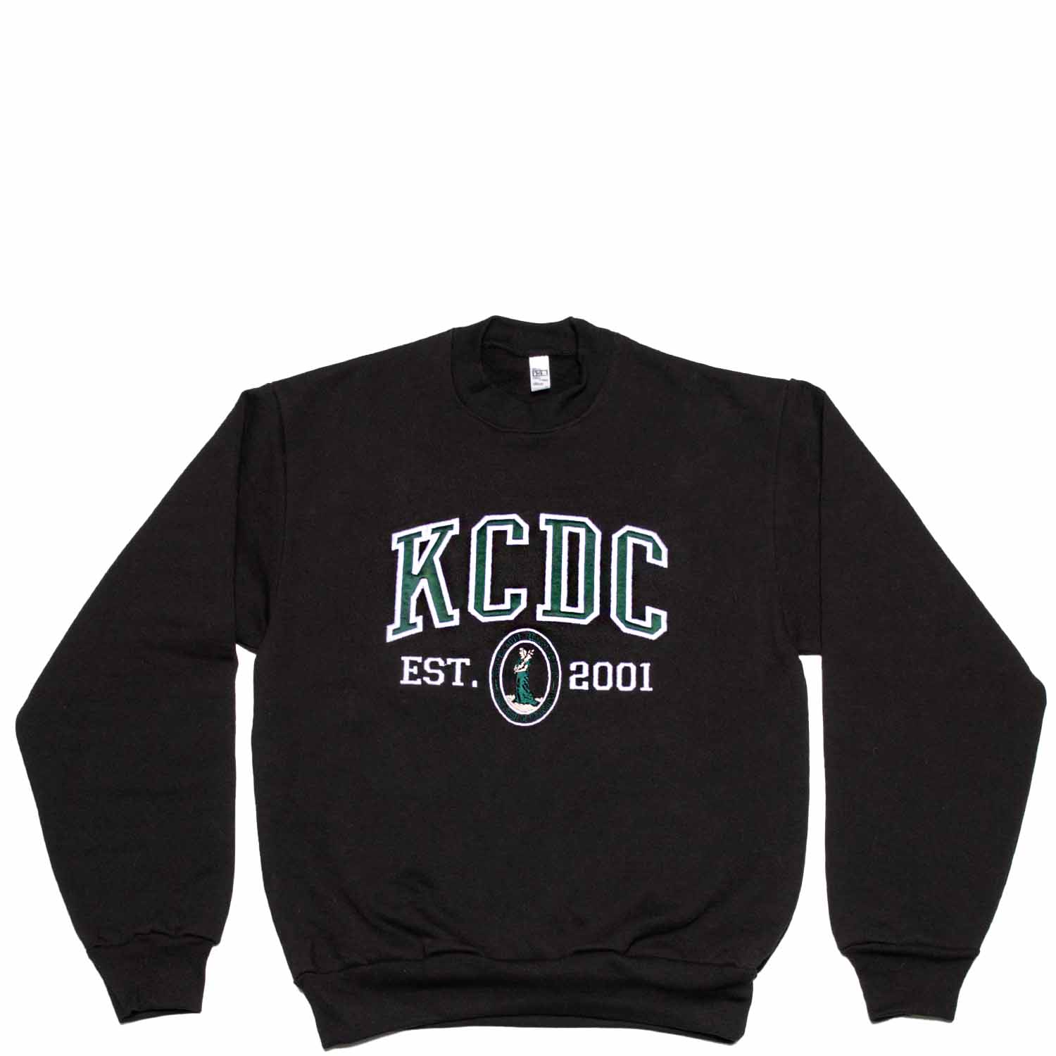 KCDC Varsity Heavy Crew Sweatshirt - Black