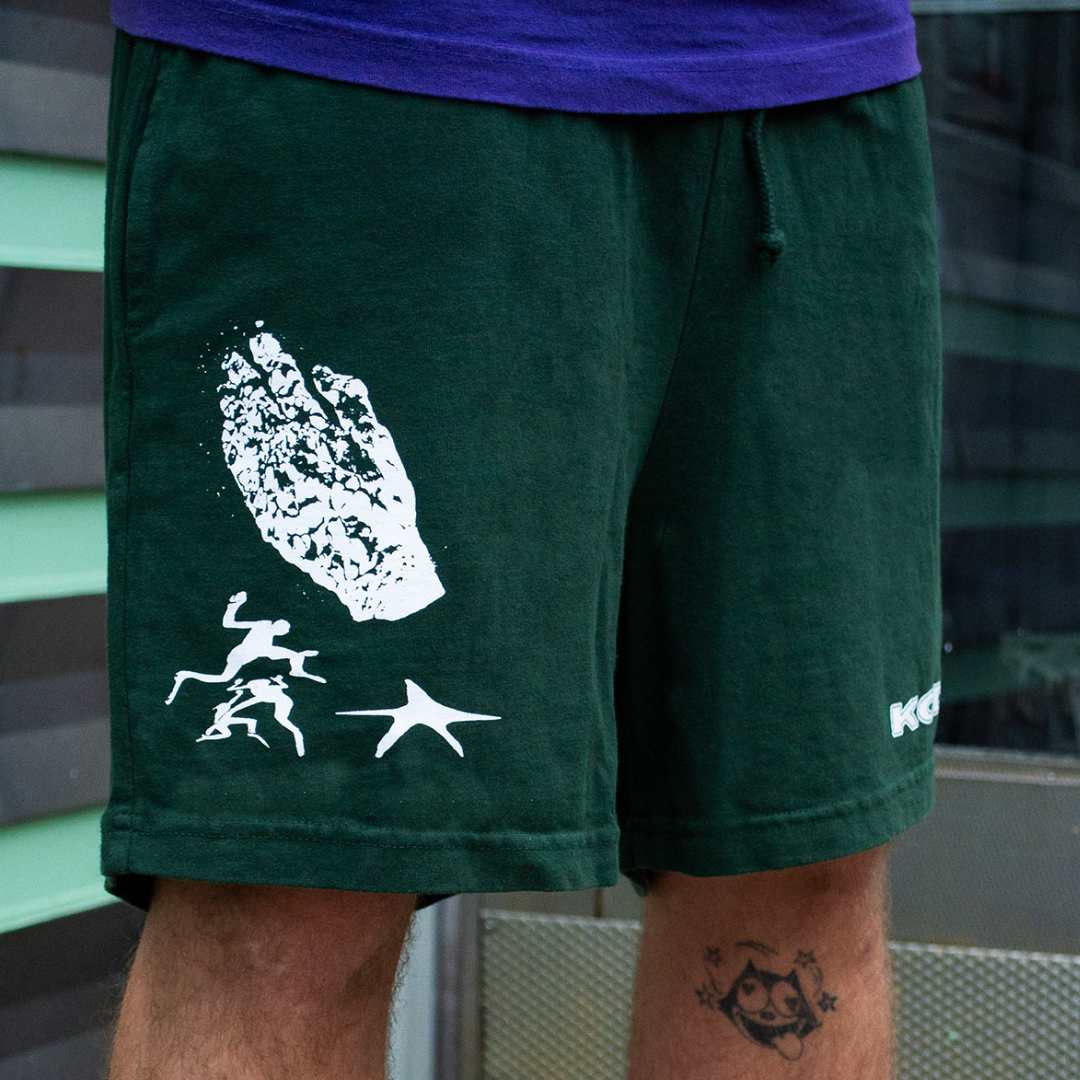 KCDC Heavy Jersey Gym Shorts - Ivy