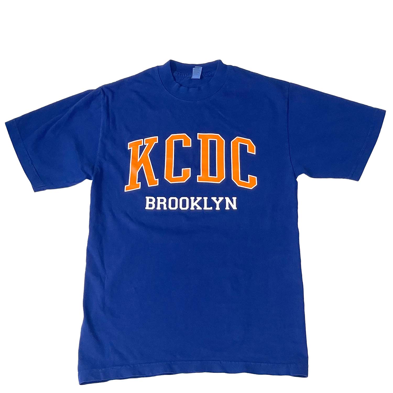 KCDC - Varsity Garment Dye Tee - Cobalt Blue