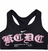  KCDC X NIKE Swoosh Sports Bra - Black