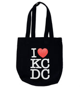 KCDC - I Heart KCDC Tote Bag - Black