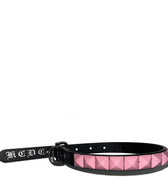 KCDC x Loosey Studded Dog Collar - Pink/Black