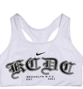 KCDC X NIKE Swoosh Sports Bra - White