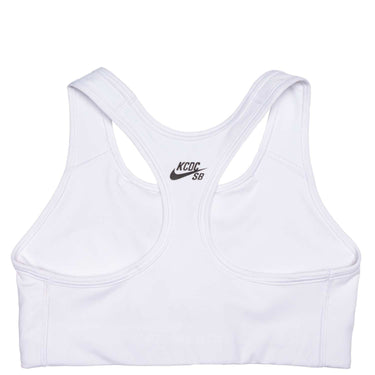 KCDC X NIKE Swoosh Sports Bra - White