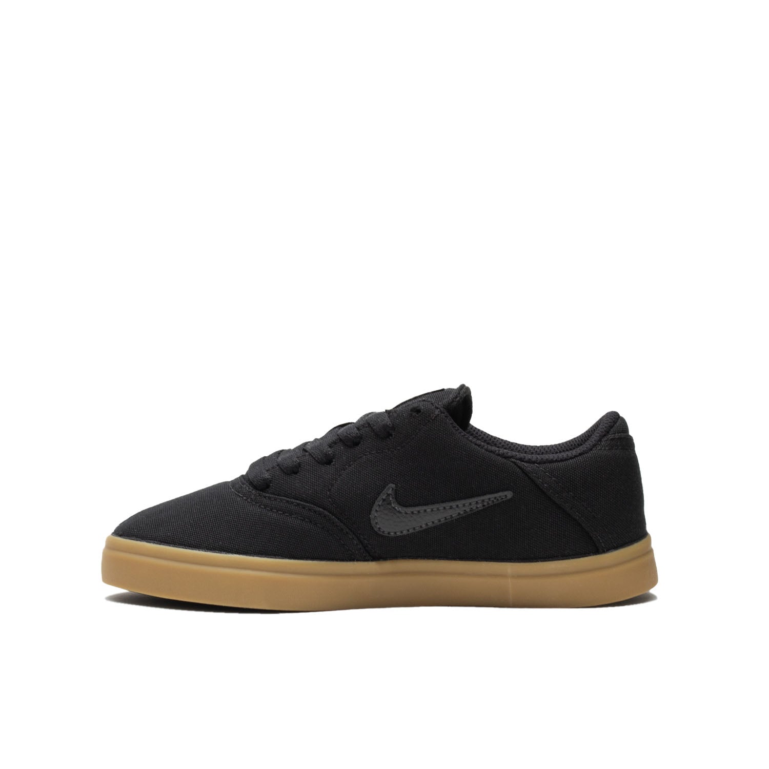 Nike SB - Check Canvas (GS) - 905373-006 black with gum sole youth skate shoe footwear