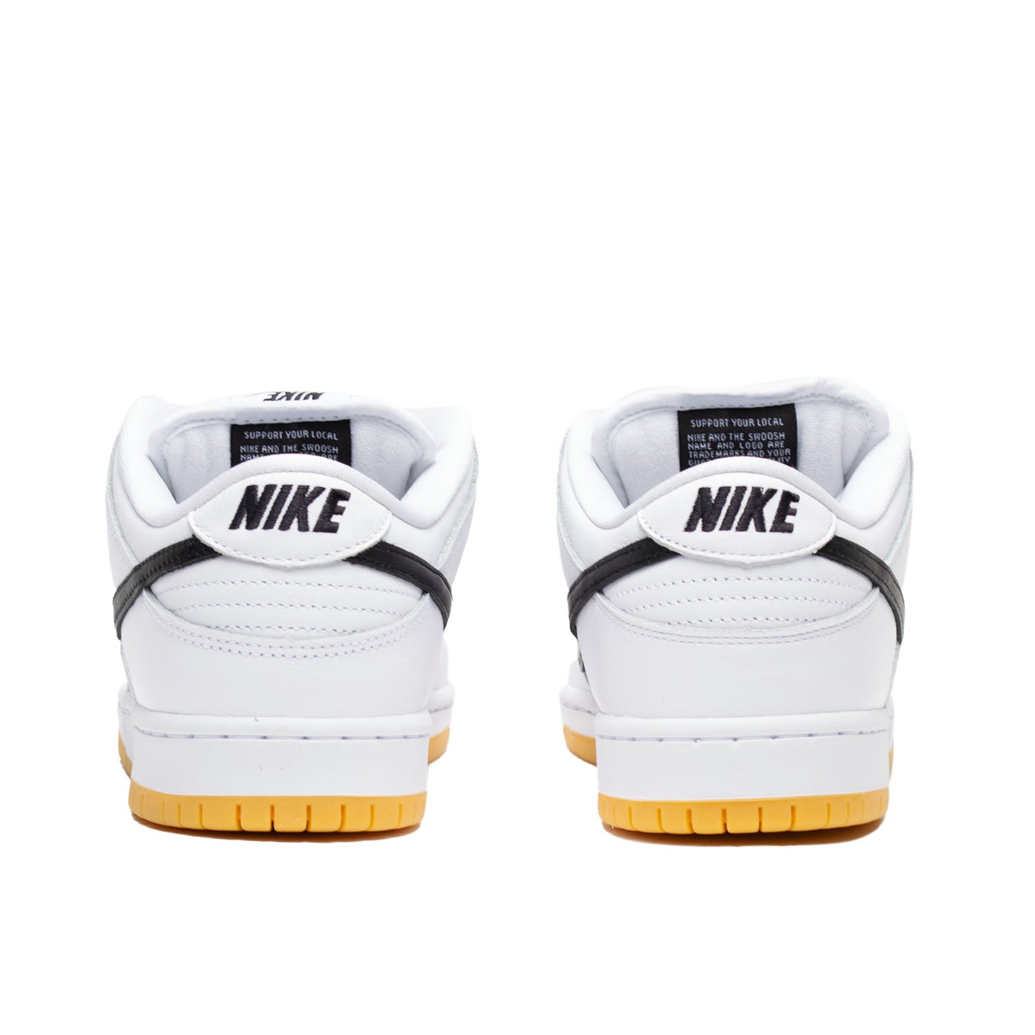 Nike sb white gum sole best sale