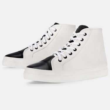 ONTO - Tilden - Black/White Leather Sneaker