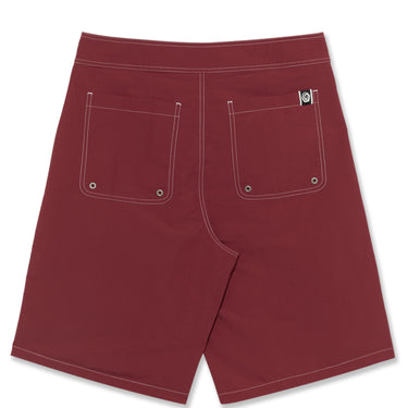 Polar Spiral Surf Swim Shorts - Dark Red