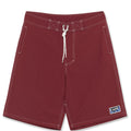 Polar Spiral Surf Swim Shorts - Dark Red