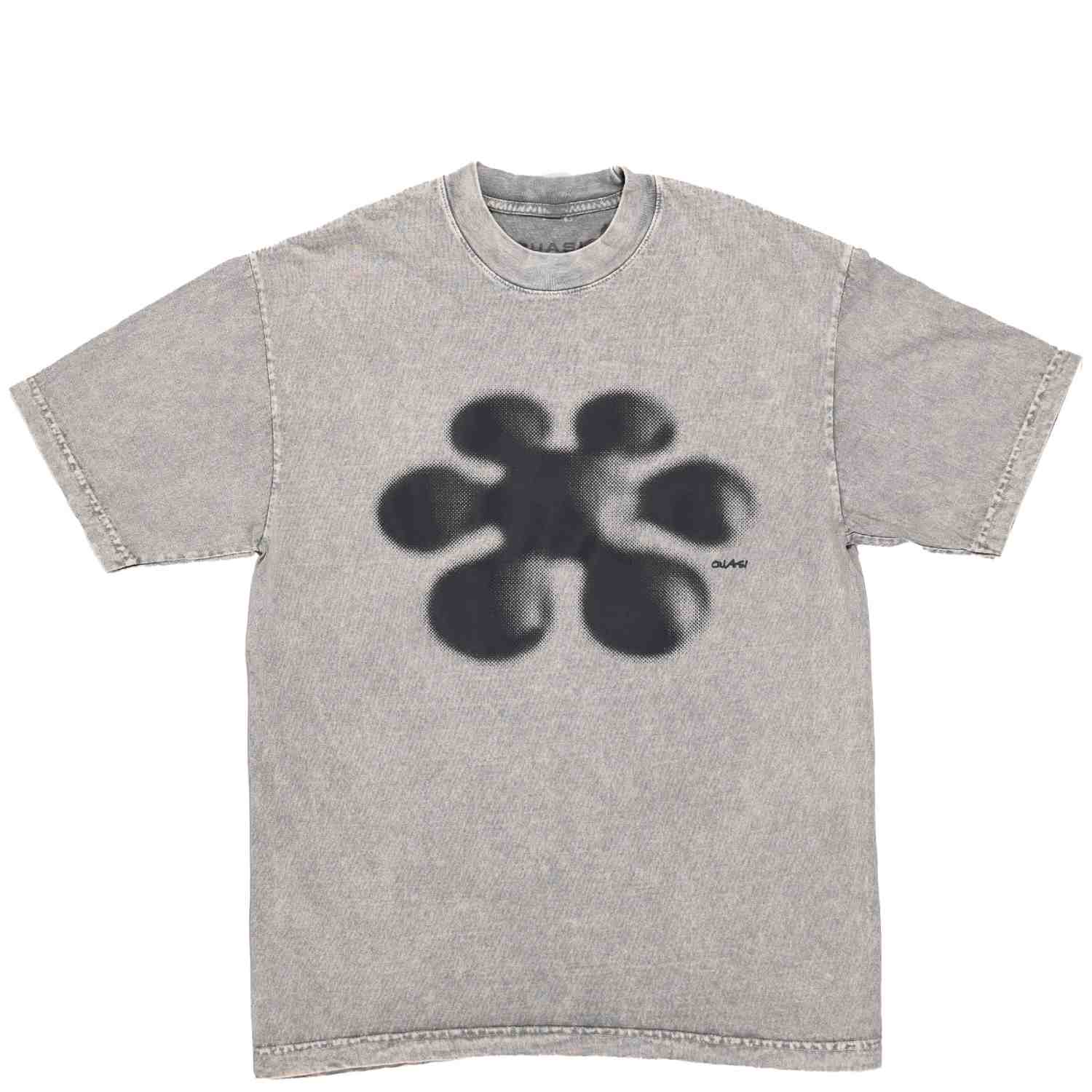 The Quasi Spun Tee Limestone is crafted from premium Midweight 6.5oz Cotton Jersey, featuring a stunning Garment Dye and Mineral Wash for a unique, textured look. With a High Raise Puff Print and 100% Cotton construction, this tee is both stylish and comfortable.