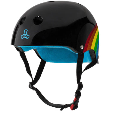 Triple 8 - Certified Sweatsaver - Black Rainbow Sparkle