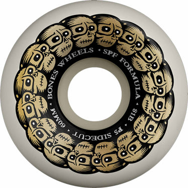 Bones Wheels - SPF 81B - Circle Skulls - White - 60mm