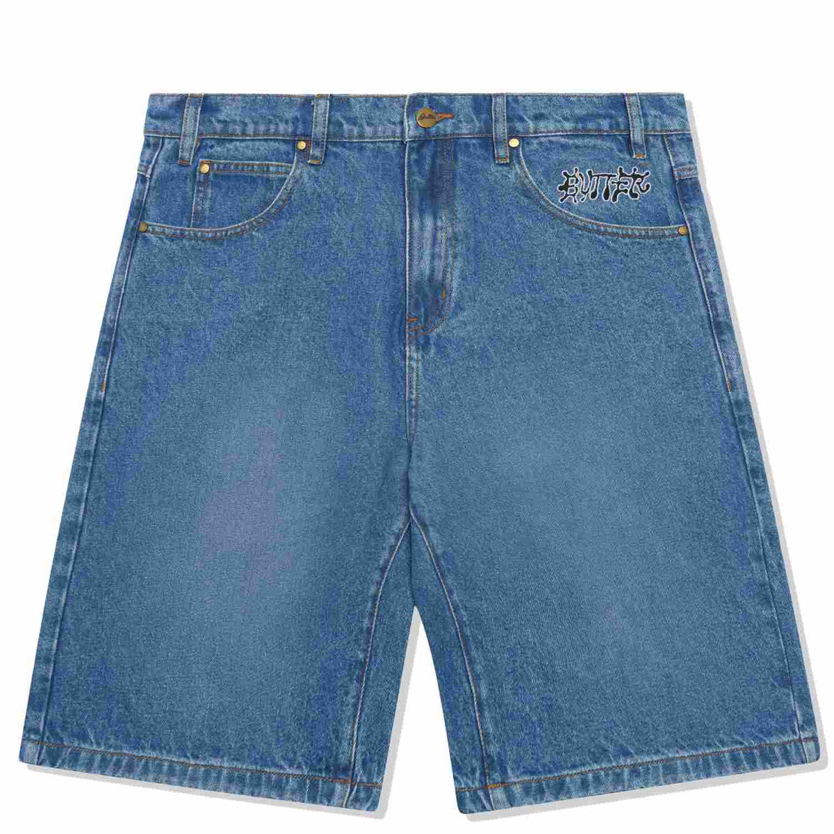 Butter Goods - Ink Denim Shorts - Worn Blue