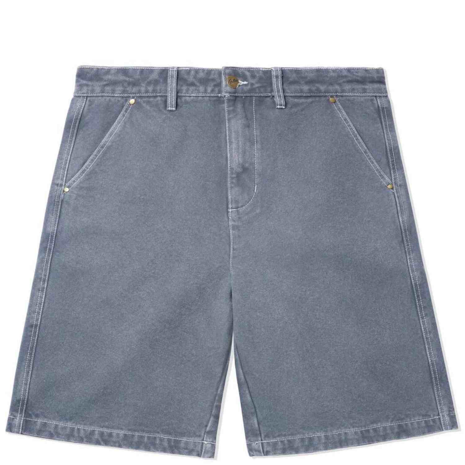 Butter Goods Washed Canvas Work Shorts - Slate