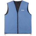 Butter Goods Chainlink Reversible Puffer Vest - Black/Slate