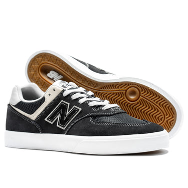 New Balance Numeric 574 VCB black and white