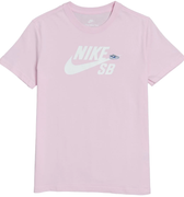 Nike SB - Big Kids' SB Logo Tee - FN9673-663 Light Pink Youth Sizes