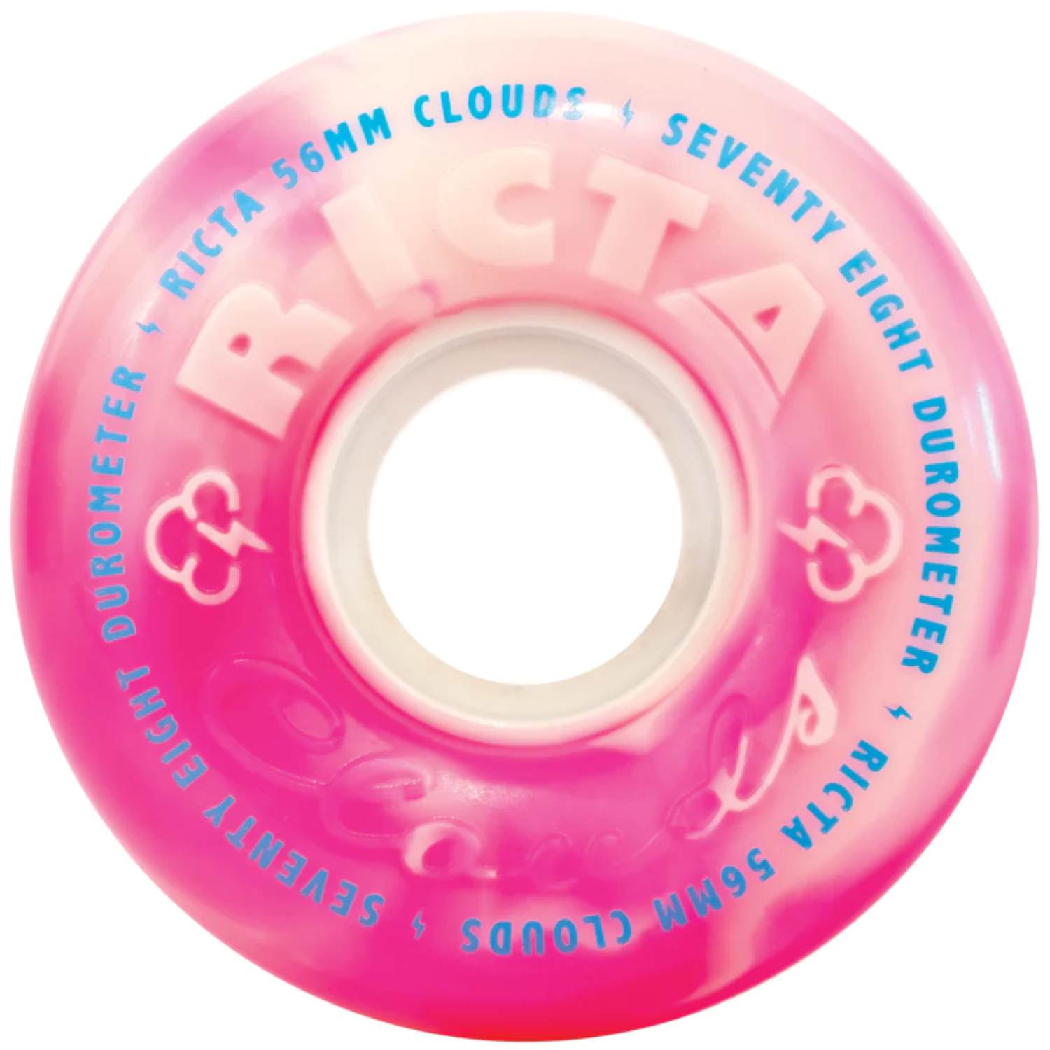 Ricta - Clouds - 56mm - 78a - Pink Swirl