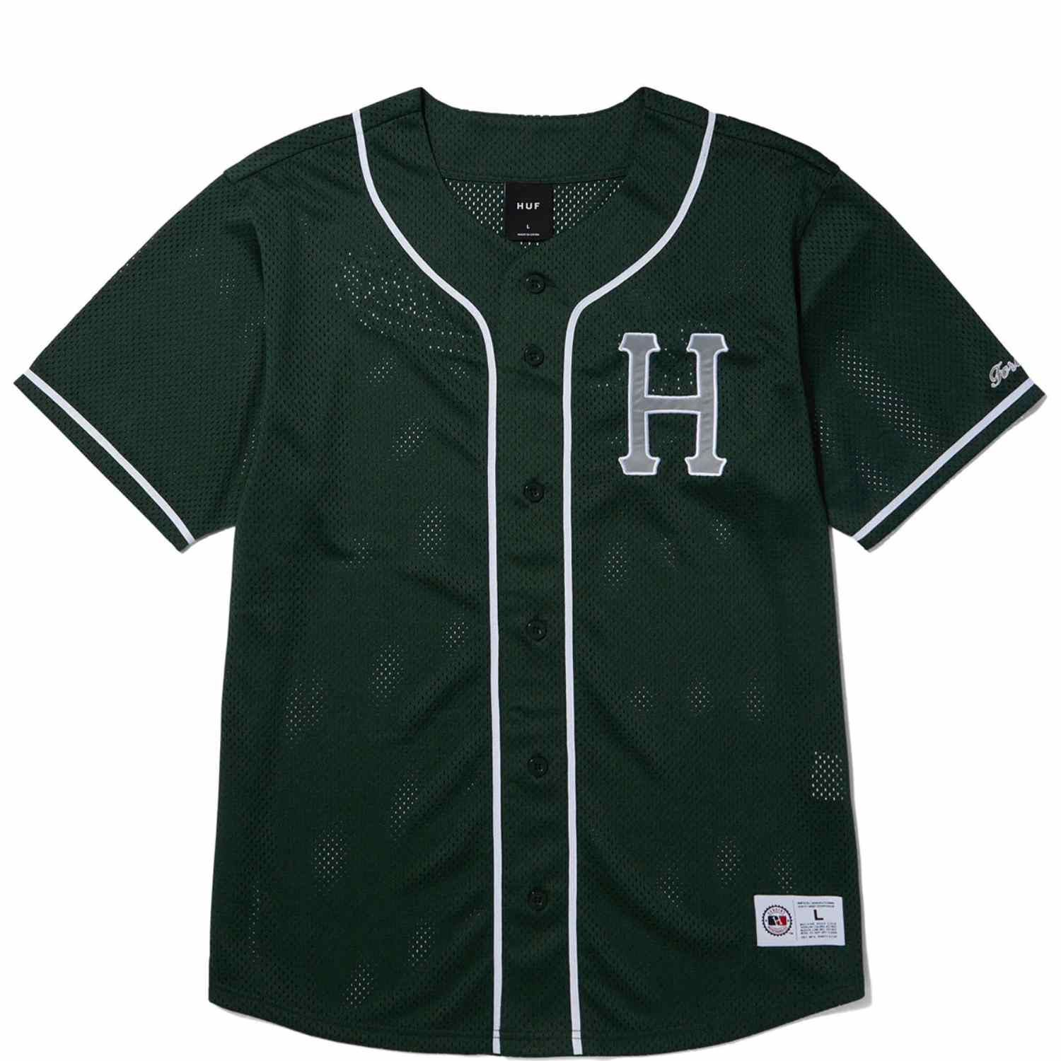Huf - Crackerjack Baseball Jersey - Pine Green