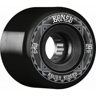 Bones Wheels - Rough Riders Runners - Black - 56mm