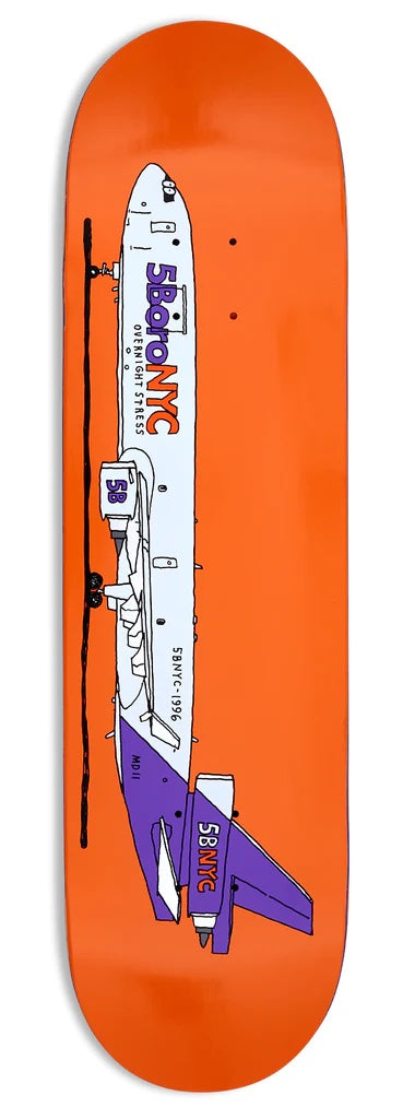 5Boro Deck - Cargo Plane Overnight Stress Orange - 8.5