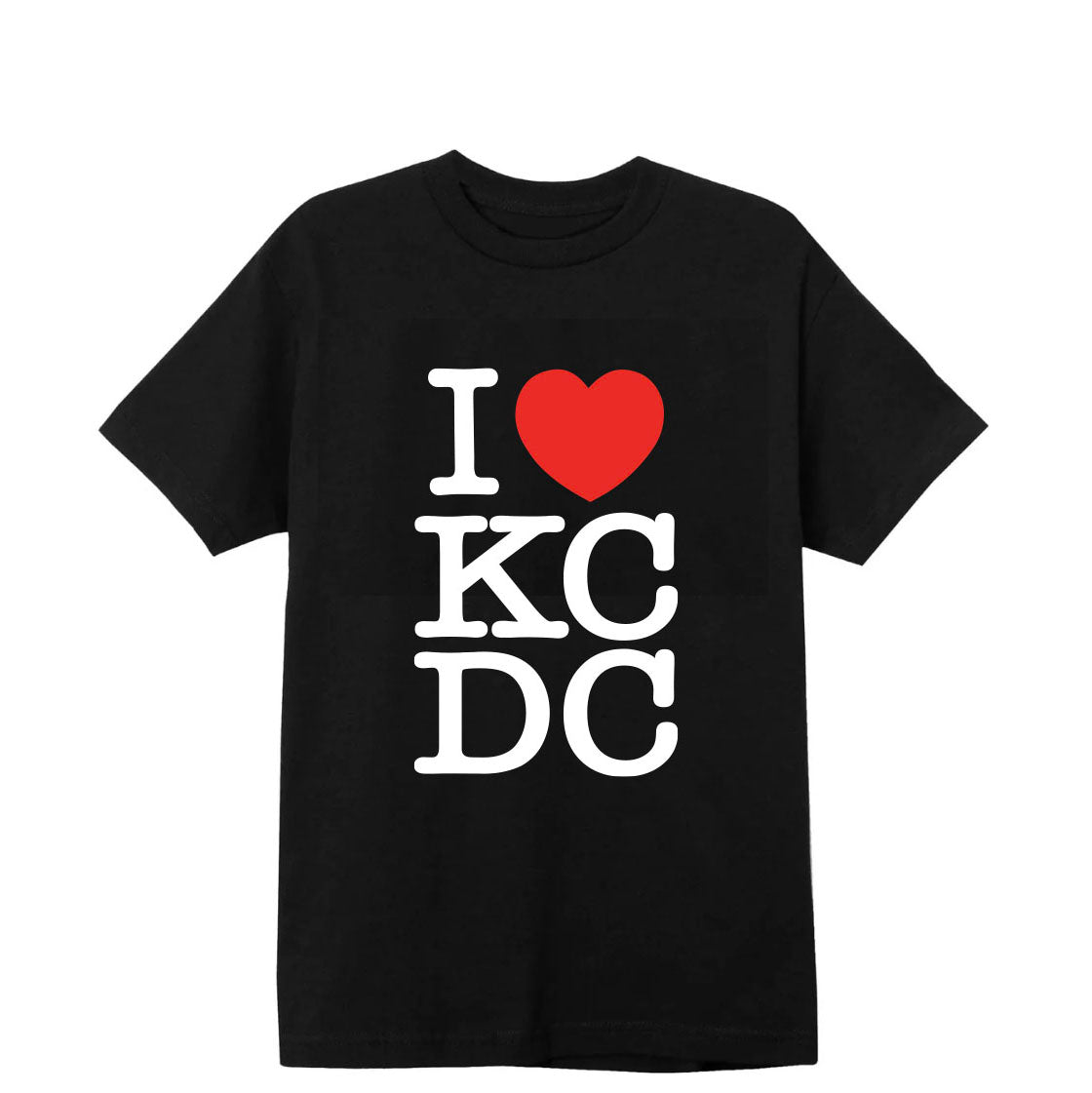 KCDC - I Heart KCDC Tee - Black