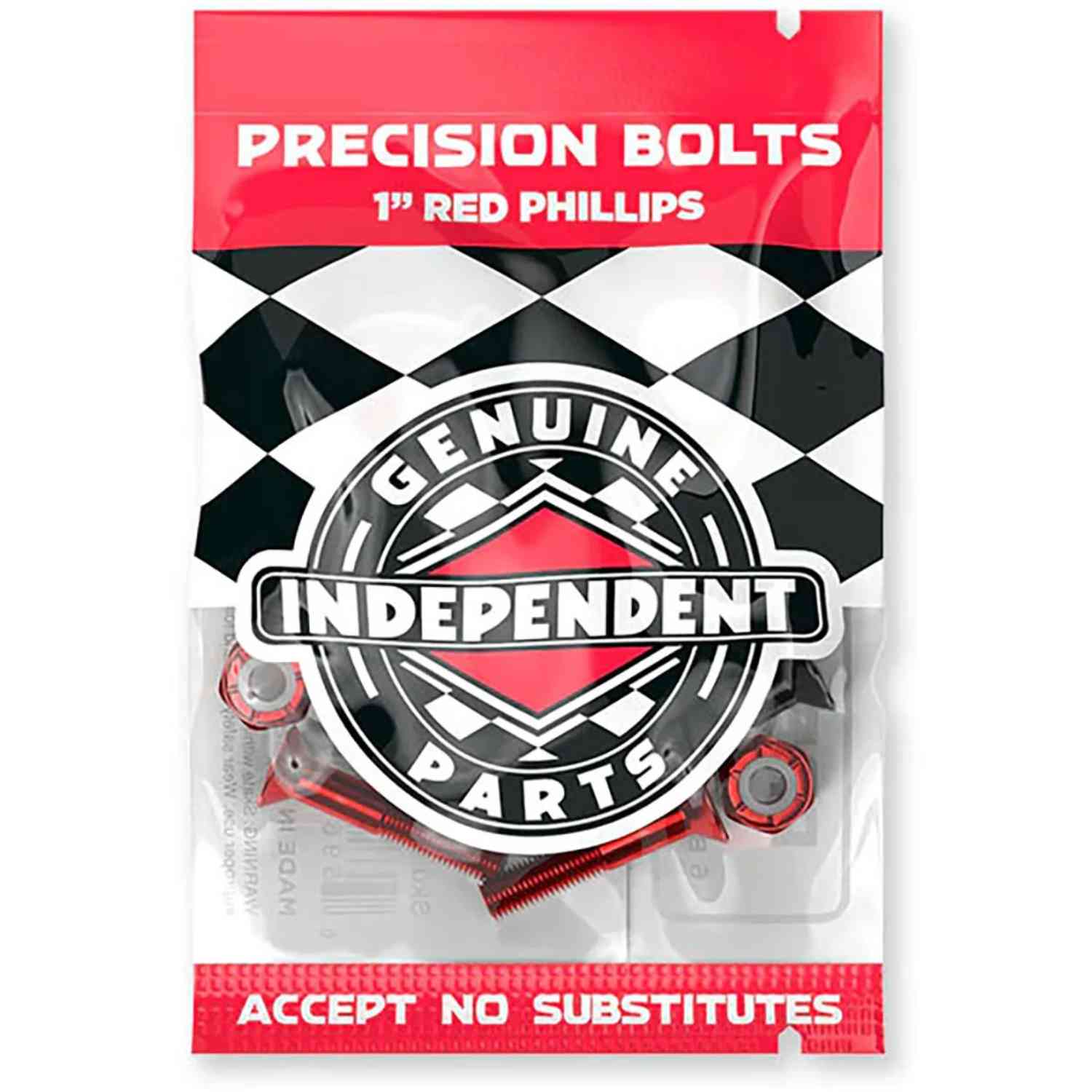 Independent Genuine Parts Phillips Hardware 1" Black/Red