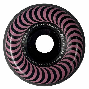 KCDC x Spitfire - F499 - 55mm - Black/Pink Swirl