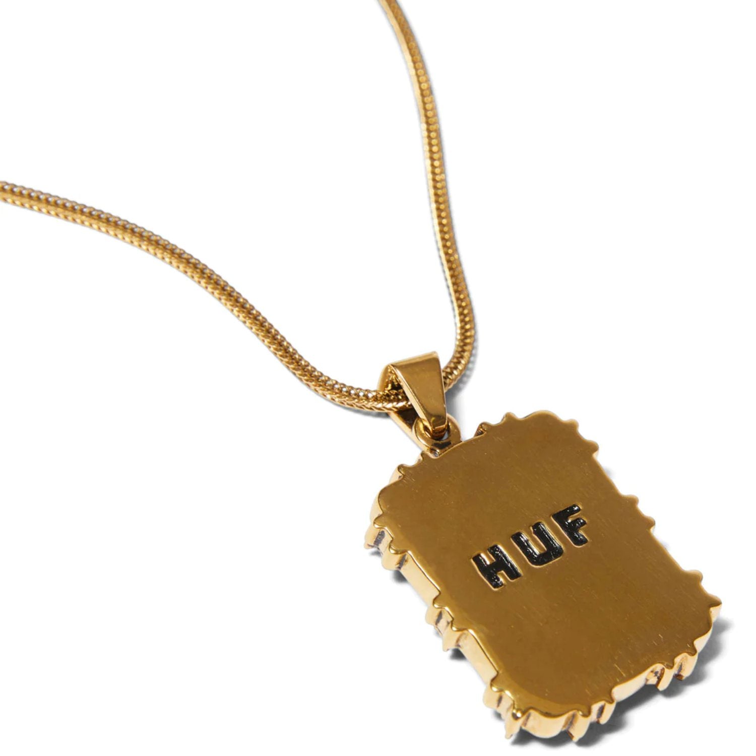 HUF - Stainless Steel Barbed Wire Pendant - Gold