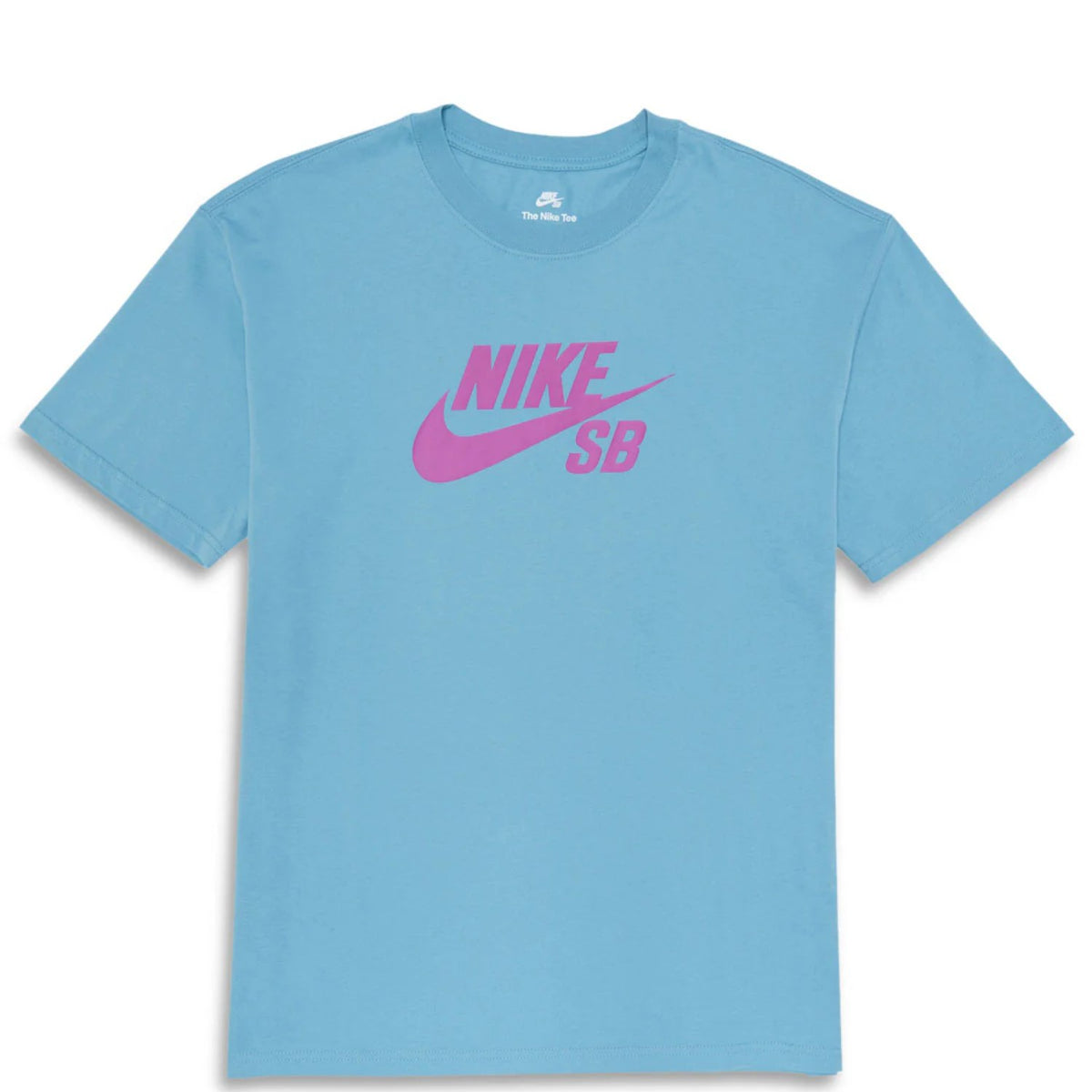 Nike SB - Men&#39;s Logo Skate Tee - CV7539-464 turquiose blue