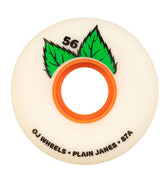 OJ Wheels - Plain Jane Keyframe - 87a - 56mm - White