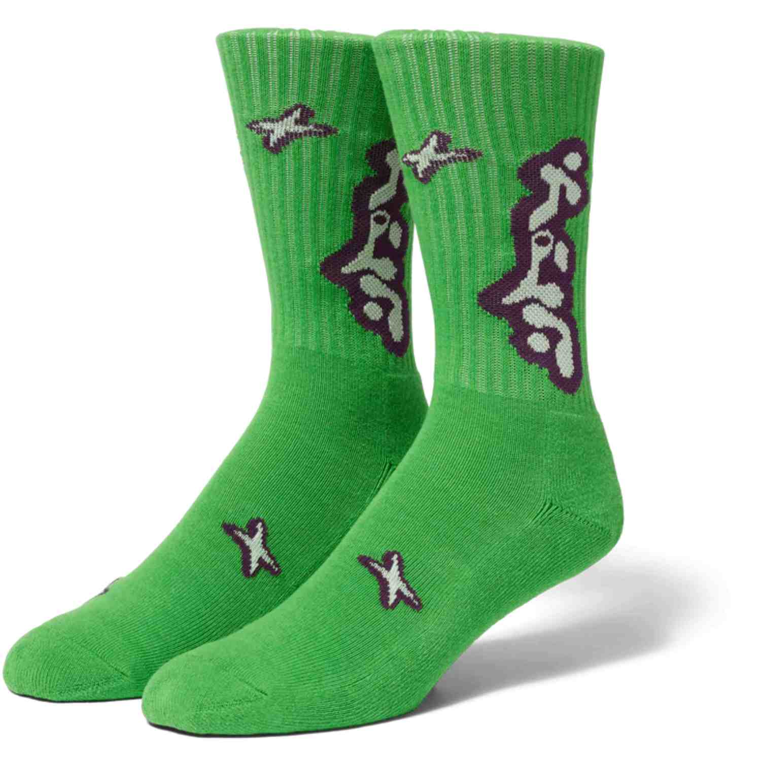 HUF - Hell Razor Crew Sock - Clover