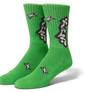 HUF - Hell Razor Crew Sock - Clover